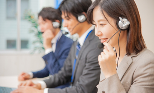 サポートセンターのスタッフ